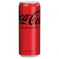 COCA COLA ZERO PLECH 0,33L