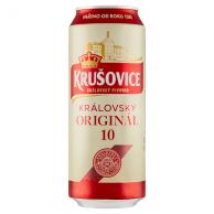 KRUSOVICE KRALOVSKA 10  0,5L PLECH