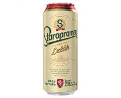 STAROPRAMEN 12% LEZAK PLECH 0.5L