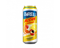 BIRELL CITRUS MIX & GUARANA KOFEIN ACTIVE 0,5L PLECH