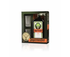 JAGERMEISTER 35% 0,7L + 2 SKLENICKY